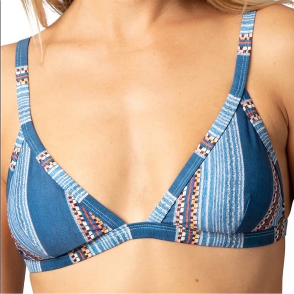 Rip Curl Riversong Fixed Triangle Bikini Top - Picture 1 of 6